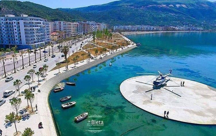 Sea View Apartment Avlonya Dış mekan fotoğraf