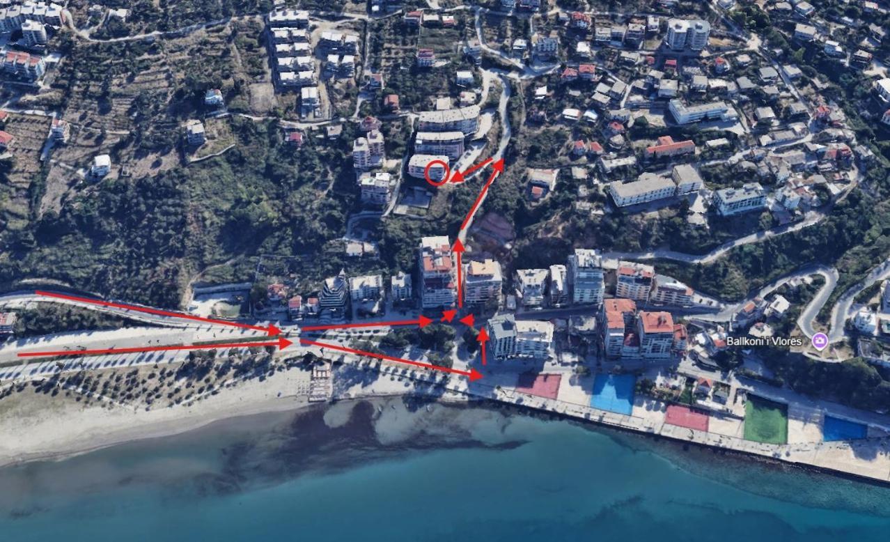 Sea View Apartment Avlonya Dış mekan fotoğraf